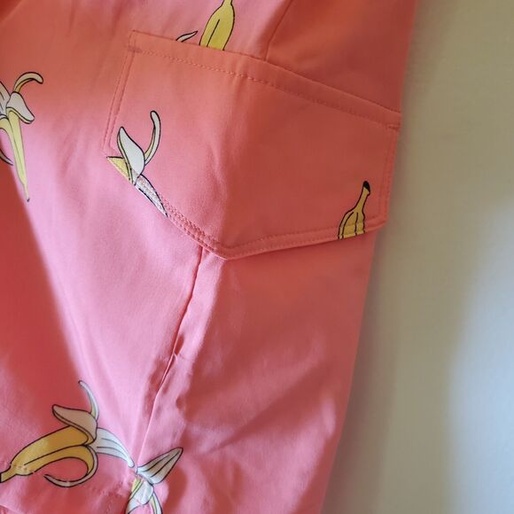 No Retreat Men's Size XL Banana Print Swim Trunks Board Shorts NWT - Picture 7 of 16